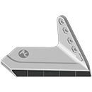 AILERON DROIT DE DECHAUMAGE 34060857 HORSCH LONG.215 EP.15 EA.60 TH12X80 ADH0856-HYD CARBURE AGRICARB