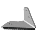 AILERON DROIT DE DECHAUMAGE 60038885 HORSCH LONG.240 EP.12 EA.60 12MM ADH8883D CARBURE AGRICARB