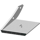 AILERON GAUCHE DE DECHAUMAGE A135467286 KVERNELAND LONG.187 EP12 EA91 TH16X80 ADK07186G CARBURE AGRICARB