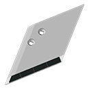 AILERON GAUCHE DE DECHAUMAGE 14537 14404 RAZOL ARAMULCH 150X15X226 EA.54 TFCC12X40 ADR4404G CARBURE AGRICARB