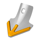 SOC TRIANGULAIRE BINAGE UNIVERSEL 80X4 CARBURE HR2 TOCC10 BICU0080-HR AGRICARB