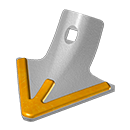 SOC TRIANGULAIRE BINAGE UNIVERSEL 105X4 CARBURE HR2 TOCC10 BICU0105-HR AGRICARB