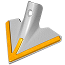 SOC TRIANGULAIRE BINAGE UNIVERSEL 150X4 CARBURE HR2 TOCC10 BICU0150-HR AGRICARB