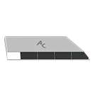 MISE A SOUDER DROITE CARBURE 70X14X180 AGRISEM AGRICARB BOA1264D POUR AILERON GENRE CULTIPLOW TERRAPLOW