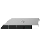 MISE A SOUDER GAUCHE CARBURE 70X14X180 AGRISEM AGRICARB BOA1264G POUR AILERON GENRE CULTIPLOW TERRAPLOW