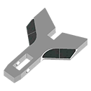 SOC 100X15X145 STL1072 CARBURE DURO DECOMPACTEUR STRIP-TILL GOUPILLE 5X30-8X30 LDD1072 AGRICARB