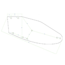 VERSOIR 010625 16  HL DROIT GOIZIN ADAPTABLE ACIER TRIPLEX 8MM