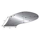 VERSOIR 011362 13  AM GAUCHE GOIZIN ADAPTABLE ACIER AU BORE 7MM