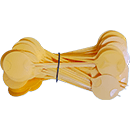 LOT DE 100 JALONS JAUNES 40CM