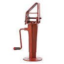 BEQUILLE CRIC CHARGE 6000KG COURSE 170 HAUTEUR FERMEE 330 FIXATION COTÉ FLECHE BEQUILLE ESCAMOTABLE BASCULANTE