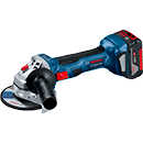 MEULEUSE ANGULAIRE 125 GWS18V-7 BOSCH AVEC 2 BATTERIES LI-ION 4AH 06019H9005 PROFESSIONAL