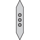 SOC 70X10 EA.45 3 TROUS ORIGINE BONNEL