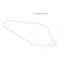 VERSOIR C24B DROIT NAUD ADAPTABLE ACIER TRIPLEX 7MM