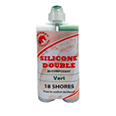 SILICONE 200ML 15/18 SHORES VERT BI-CORPS