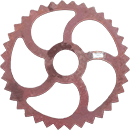 ROUE FONTE 650 RJ02/0554478 JEAN DE BRU CAMBRIDGE GRAND MODELE 630/650/125