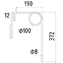 DENT DE SEMOIR 85234000 STEGSTED ADAPTABLE LONG.372 DIAM SPIRE.100 FIL.8