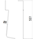 DENT DE HERSE ETRILLE TREFFLER LONG.557 FIL.8