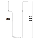 DENT DE HERSE ETRILLE TREFFLER LONG.557 FIL.8