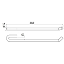 DENT 1439116A1 MATROT ADAPTABLE LONG.360 FIL.14