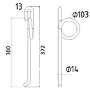 DENT 597611425 MATROT ADAPTABLE LONG.372 DIAM.SPIRE 103 FIL.14