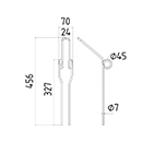 DENT 09700201 GRIMME ADAPTABLE LONG.456 DIAM.SPIRE 45 FIL.7