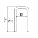 DENT NIVELEUSE 72000376 - GUTTLER LONG.157 LARG.87 FIL 12
