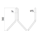 DENT DE SEMOIR 23487402 HORSCH LONG.382 FIL 14