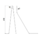 DENT DE SEMOIR 585072 KOCKERLING LONG.610 FIL 7