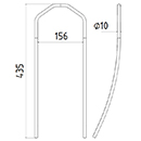 DENT DE SEMOIR 471512 HORSCH LONG.610 FIL 7
