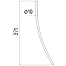 DENT DE SEMOIR 474064 VADERSTAD LONG.371 FIL 10