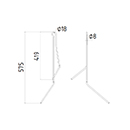 DENT DE SEMOIR 3285210 AMAZONE ADAPTABLE LONG.575 FIL.8