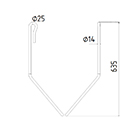 DENT DE SEMOIR 959337 AMAZONE ADAPTABLE LONG.635 FIL 14