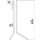DENT DE SEMOIR 3743300 AMAZONE ADAPTABLE LONG.404 FIL 7