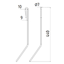 DENT DE SEMOIR 3751300 AMAZONE ADAPTABLE LONG.440 FIL 7