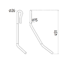 DENT DE SEMOIR 959338 AMAZONE ADAPTABLE LONG.451 FIL 15