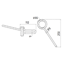 DENT DE SEMOIR 909197 SULKY LONG.258 DIAM.SPIRE 66 FIL 9