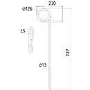DENT DE SEMOIR 905380 KOCKERLING LONG.737 DIAM.SPIRE 126 FIL 13