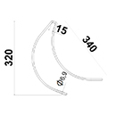 DENT RETOURNEUSE A LIN DOUBLE FIL 6,9 SOULEVEUSE TYPE DEHONDT