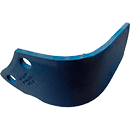 LAME DE ROTAVATOR HELICOIDALE D.KUHN ORIGINE K1601100 EL102 EL142 90X8X135 EA57 TROU 16,5 FRAISE ROTATIVE