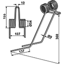DENT RECOUVREMENT COURBEE K3005740 KUHN