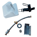 KIT EXTENSION PR PLUS DE DEBIT A384 1 ROBINETTERIE 32L/MIN A 3BARS +TRESSE