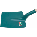 PELLE DE TERRASSIER CARREE 1,05KG LARGEUR 21 LONGUEUR 25 SANS MANCHE 143210 FORGES DE MAGNE