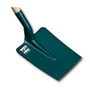 PELLE DE TERRASSIER CARREE 1,8KG LARGEUR 21 LONGUEUR 25 MANCHE BOIS 110CM 143211 FORGES DE MAGNE