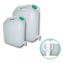 JERRICAN ALIMENTAIRE POLYETHYLENE 20L AVEC ROBIENT QUART DE TOUR 360X440X170 388430 FORGES DE MAGNE