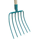 FOURCHE ENSILAGE 6 DENTS DOUILLE 1,09KG LARG.27 HAUT.32CM SANS MANCHE 419560 FORGES DE MAGNE