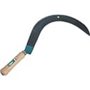 FAUCILLE A DEBROUSAILLER COUDEE GAUCHER LONGUEUR 60CM 0,420KG MANCHE BOIS 540566 FORGES DE MAGNE