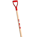 MANCHE HETRE DROIT POUR PELLE ALU LONGUEUR 100CM DIAM.40MM POIGNEE METAL 610052 FORGES DE MAGNE - PRODUCTIVITE