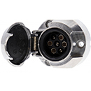 SOCLE 7 PLOTS FEMELLE ALUMINIUM PRISE METAL ANTI CRASH