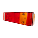 FEU RECTANGLE ARRIERE DROITE 7 FONCTIONS 243X148X48MM ENTRAXE 152 REMORQUE ET PL
