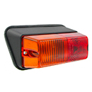 FEU RECTANGLE ARRIERE GAUCHE 3 FONCTIONS 156X72X98MM ENTRAXE 116 BASE INCLINEE REMORQUE ET PL URSUS